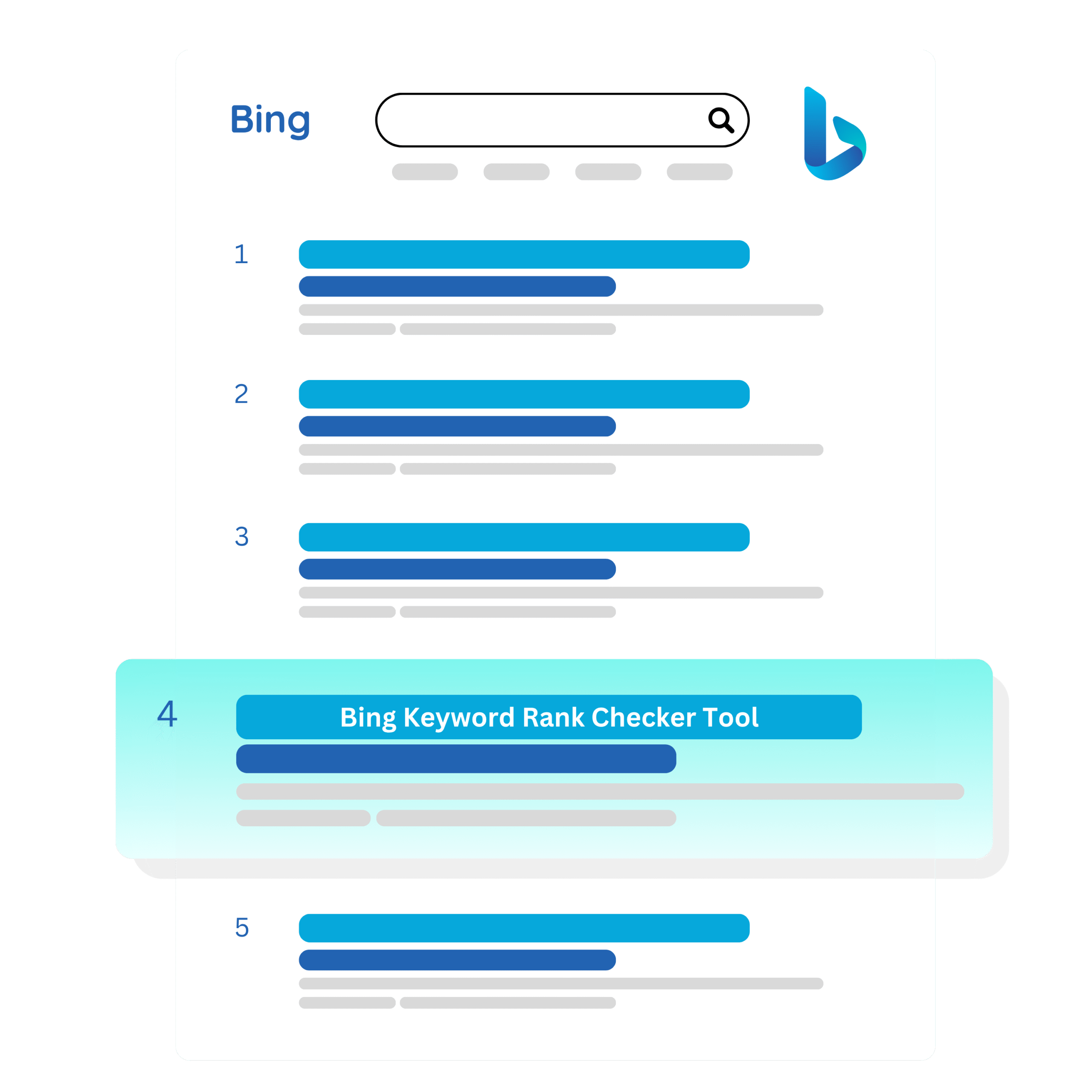 Bing keyword Rank checker tool
