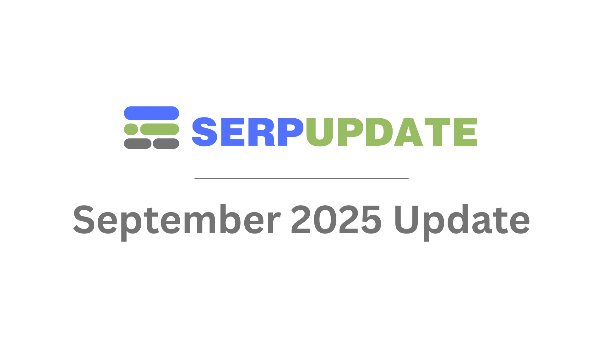 September 2025 Update